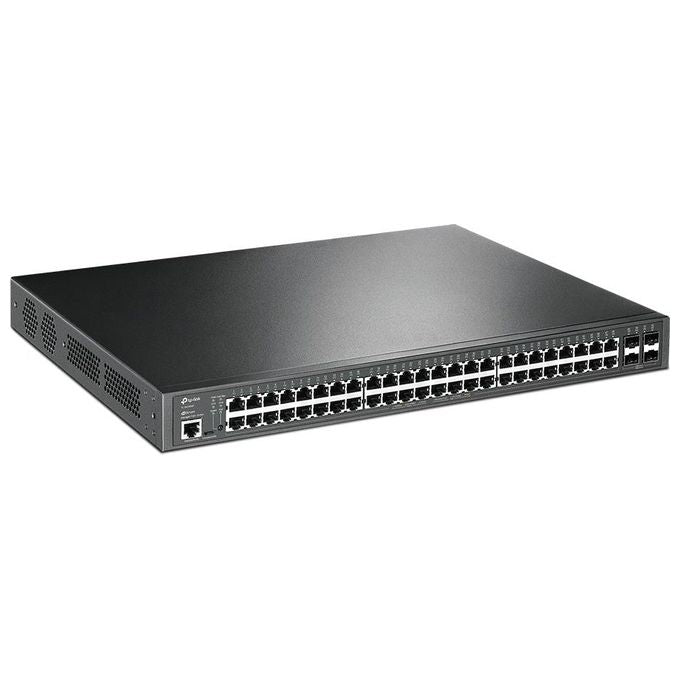 TP-Link TL-SG3452P Switch di Rete Gestito L2-L2 Gigabit Ethernet 10-100-1000 Supporto Power over Ethernet Nero