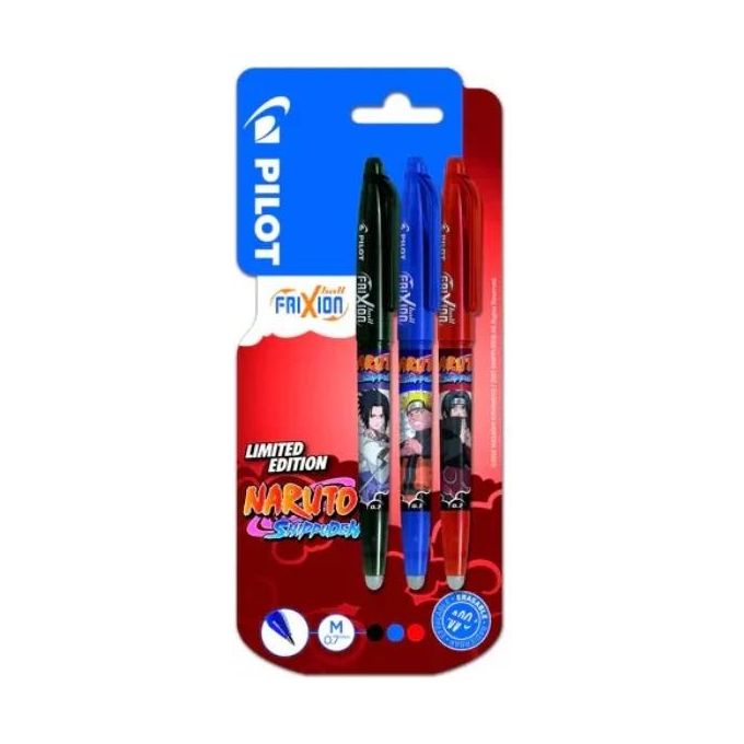 Pilot Blister 3 Frixion Ball Naruto Assortito