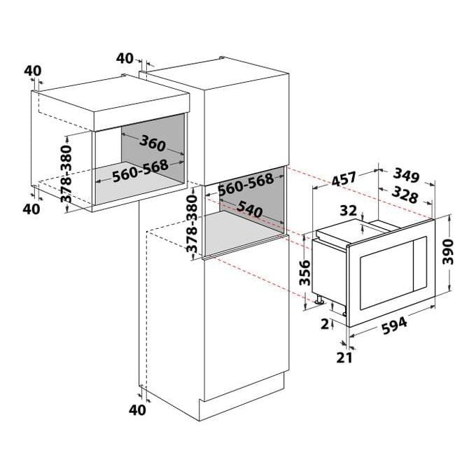 Hotpoint MF20S IX HA Forno a Microonde Capacita' 20 Litri Potenza 800W 21 Funzioni automatiche Programmi automatici Nero-Acciaio Inossidabile