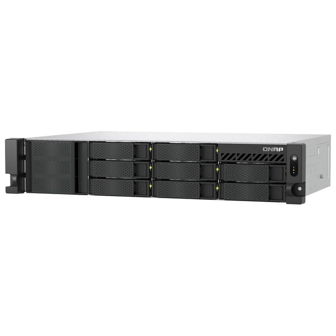 Qnap TS-855EU-RP NAS Armadio 2U Collegamento Ethernet LAN Nero C5125