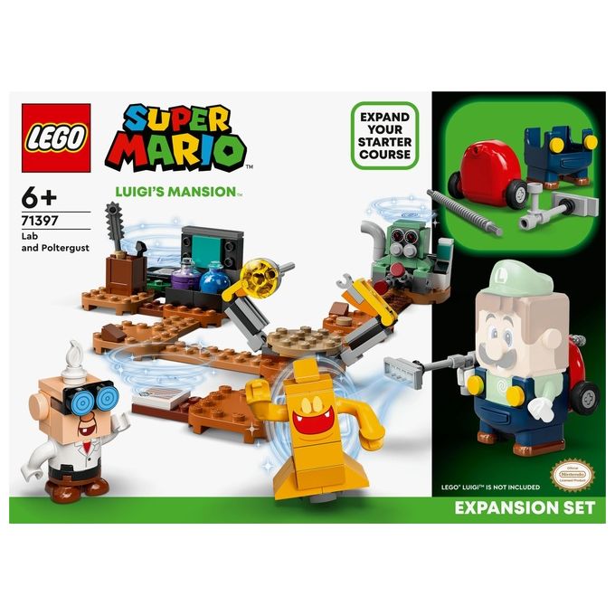 LEGO Super Mario Laboratorio e Poltergust ei Luigi's Mansion