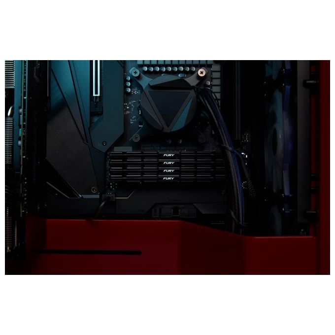 Kingston FURY Renegade DDR4 Kit 32Gb 2x16Gb DIMM 288-PIN 3600 MHz - PC4-28800 CL16 1.35 V senza Buffer non ECC Nero