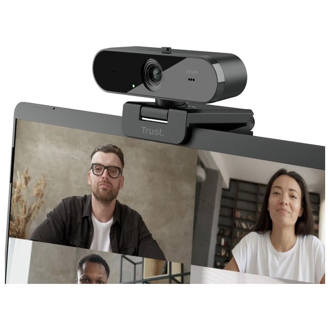Trust Taxon Webcam 2560x1440 Pixel USB 2.0 Nero