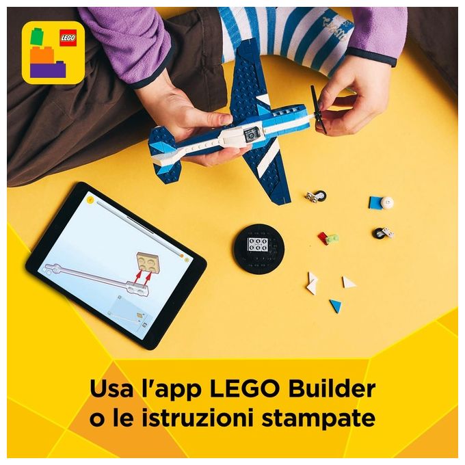 LEGO Aereo 31160 Creator Velivolo da Competizione 3 in 1 Esperienza Costruzione Versatile e Divertente