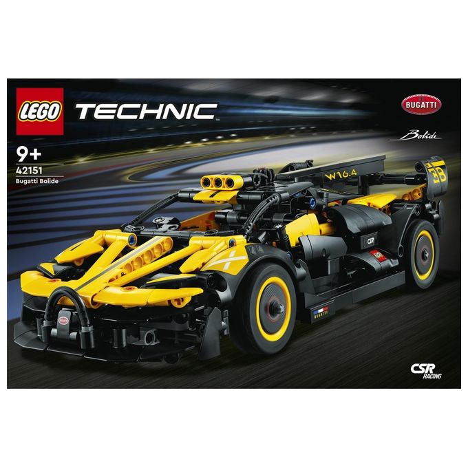 Lego 42151 Technic Bugatti Bolide Set da Costruzione 905 Pezzi Modellino Auto Supercar Motore W16 9 anni