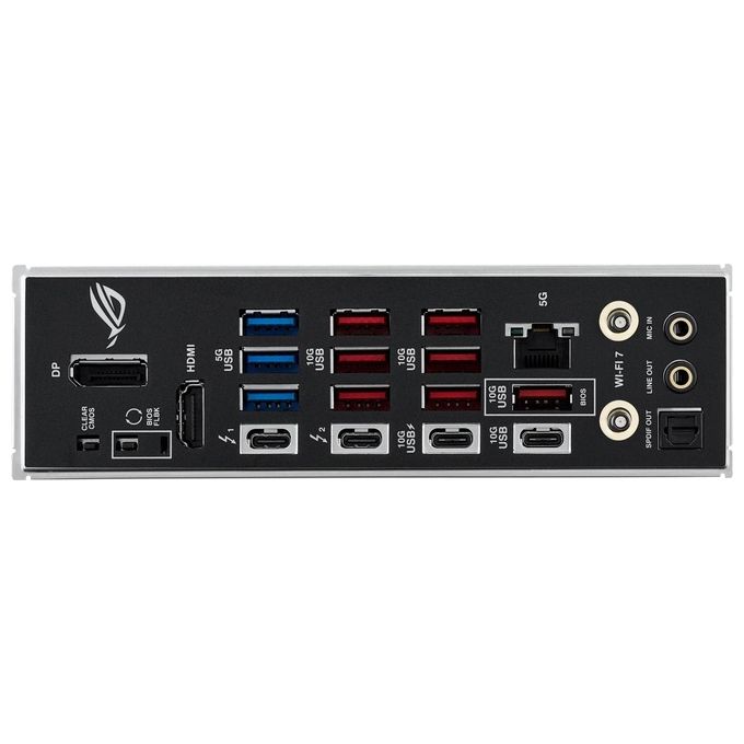 ASUS ROG Strix Z890-E Gaming WiFi Scheda Madre Intel ATX 18122 Fasi di Alimenrtazione Slot DDR5 PCIe 5.0 GPU di Nuova Generazione 7 slot M.2 WiFi 7 AI Overclocking AI Networking II