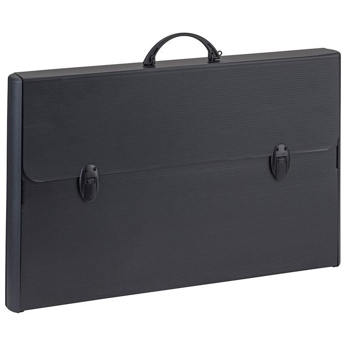 Favorit Valigetta Hardox 37x60x5cm 2 Chiusure Nera