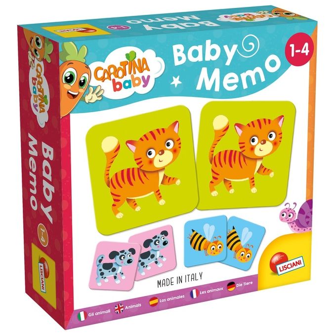 Lisciani Memo Animali Carotina Baby