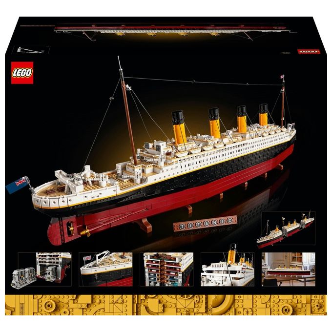 LEGO Creator Titanic Modello in Mattoncini da Costruzione per Appassionati e Collezionisti di Tutte le Eta'