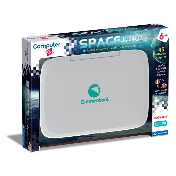 Clementoni Gioco Educativo Computer Kid Space Laptop interattivo