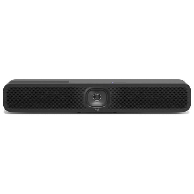 Logitech MeetUp 2 Videocamera per sale conferenze USB integrata barra video compatta con funzionalita' AI integrate compatibile con Microsoft Teams Zoom Rooms Google Meet e altro ancora - Grafite