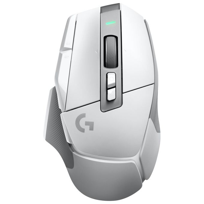Logitech G G502 X LIGHTSPEED Mouse Gaming Wireless con Switch Ottico-Meccanici Ibridi LIGHTFORCE Bianco