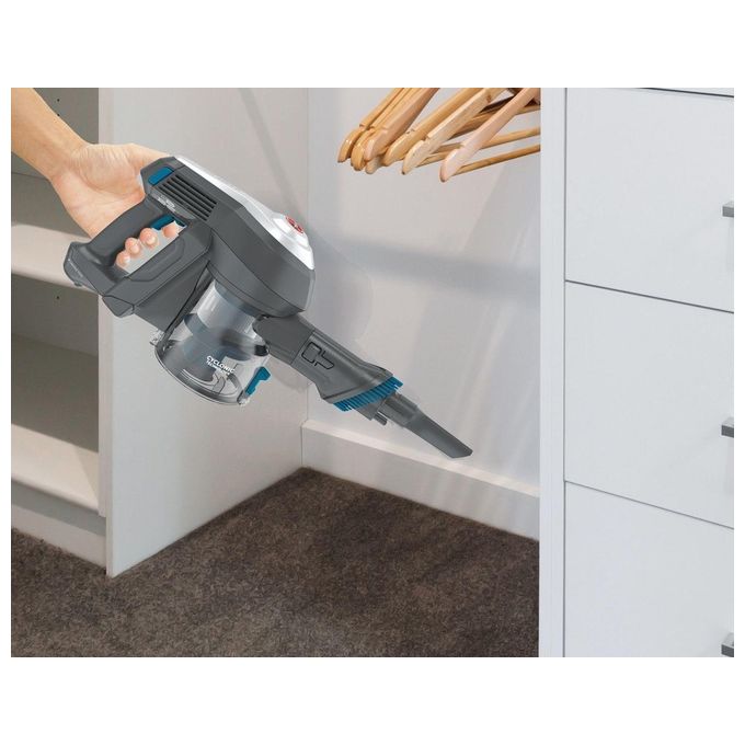 Hoover HF122CAR 011 Scopa Elettrica Ricaricabile Secco Tessuto Senza Sacchetto 0.9 Litri 170W Grigio-Titanio