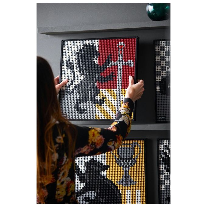 LEGO Art Harry Potter Hogwarts Crests