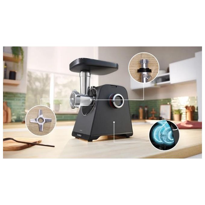 Bosch MFWS430B Tritacarne Multipower Series 4 1900W Nero