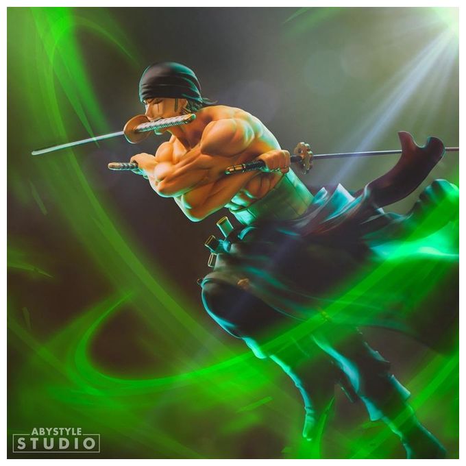 AbyStyle One Piece Roronoa Zoro Attack W katane