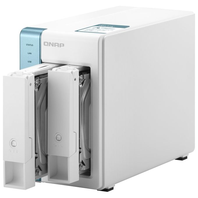 Qnap TS-231K Server Nas e di Archiviazione Collegamento Ethernet Lan Tower Bianco