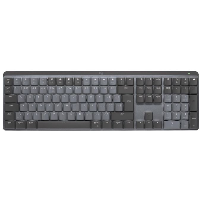 Logitech MX Mechanical Tastiera Rf Senza Fili  Bluetooth Qwerty Us International Grafite Grigio