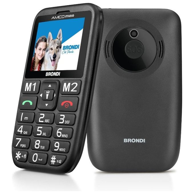 Brondi Cellulare Amico Stiloso Nero