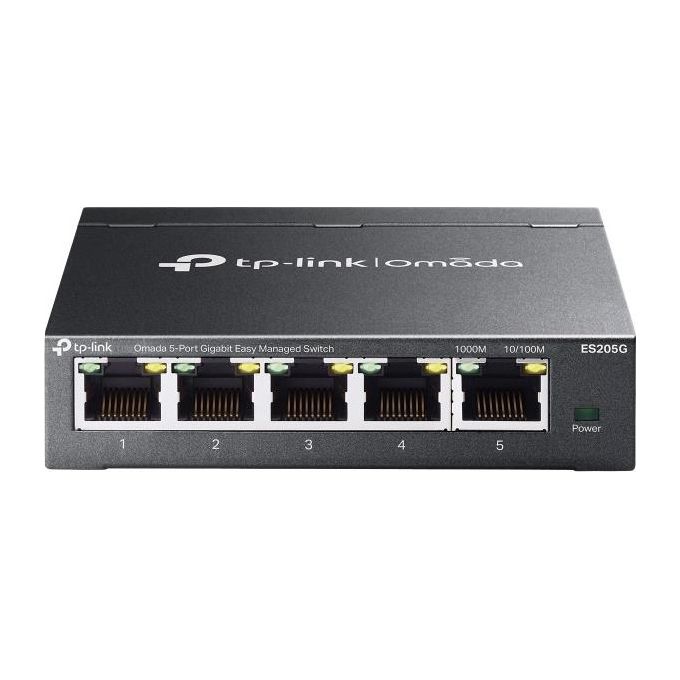 TP-Link Omada ES205G V1 Switch gestito 5 x 10-100-1000Base-T desktop, montaggio a parete