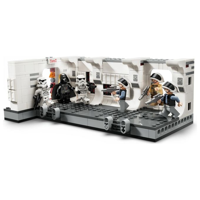 LEGO Star Wars 75387 Imbarco sulla Tantive IV, Giochi Bambini 8+, Scena nell'Astronave Giocattolo da Costruire con Minifigure