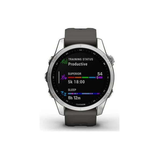 Garmin Fenix 7S Standard Edition 42mm 1.2'' GPS Sport Salute Notifiche Silver - Graphite