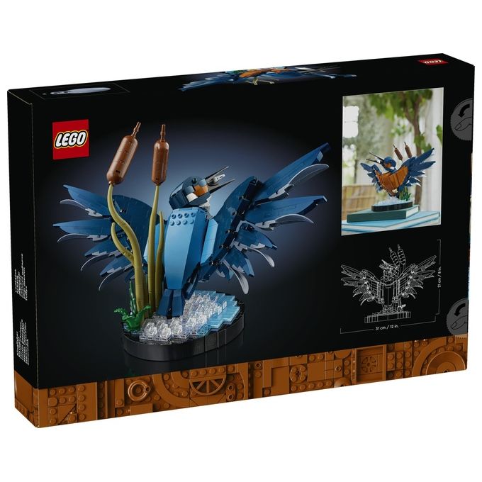 LEGO Icons 10331 Martin Pescatore, Kit di Modellismo per Adulti, Idea Regalo per Arredamento Casa o Ufficio, Hobby Creativo