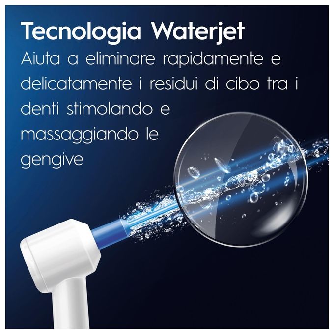 Oral-B Idropulsore Health Center Avanzato con 2 Beccucci Oxyjet 2 Beccucci con Getto d'Acqua