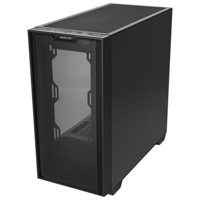 ASUS A21 Case micro-ATX, Radiatori fino a 360 mm, Schede Grafiche fino a 380 mm, Raffreddamento efficace, Cable Management, Chassis Nero