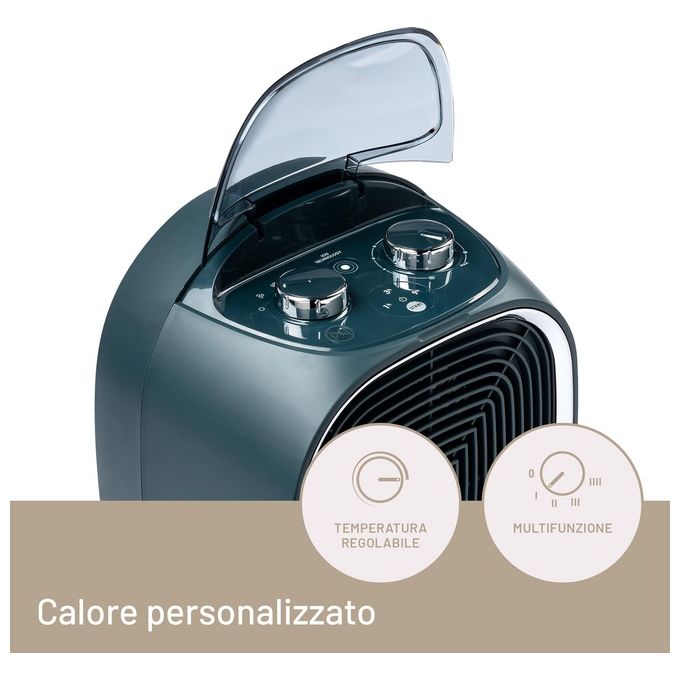 Imetec Silent Power Pure Termoventilatore Silenzioso Ion Technology 2100W