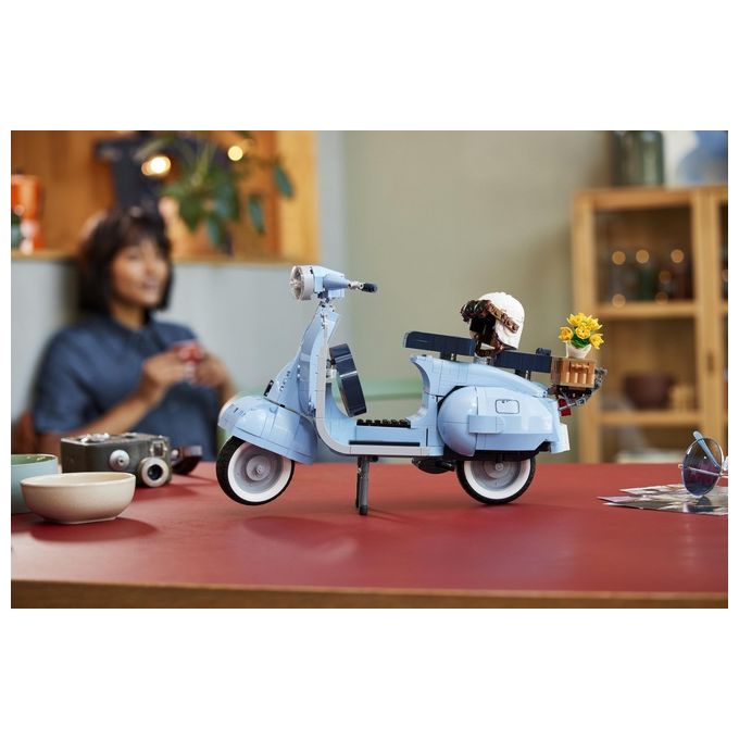 LEGO Icons 10298 Vespa 125, Set in Mattoncini, Modellismo Adulti, Replica Piaggio Anni 60, Idea Regalo, Hobby Creativo