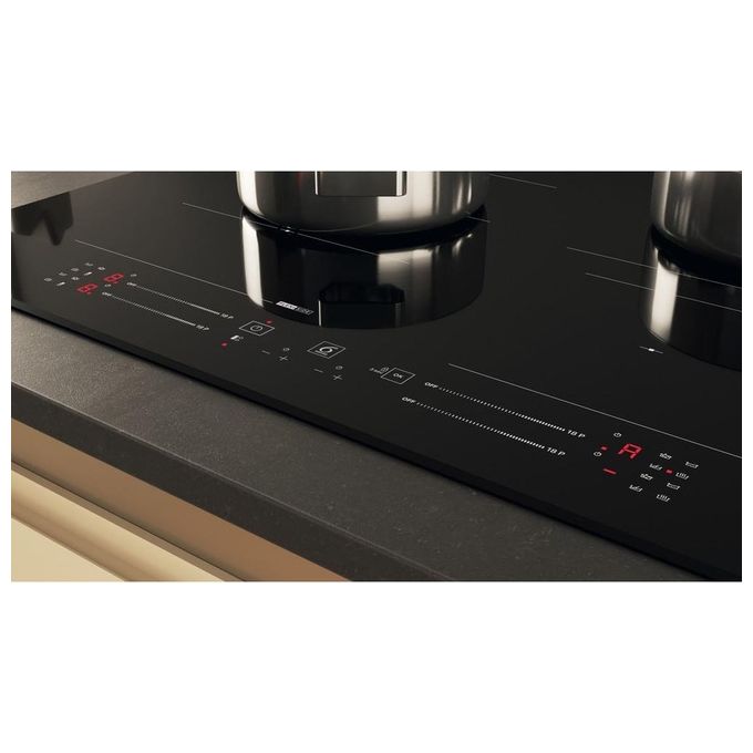 Whirlpool 859991662060 WF S4665 CPBF Piano cottura Induzione 65 cm 4 fuochi FlexiSide con controllo touch e tecnologia CleanProtect colore Nero