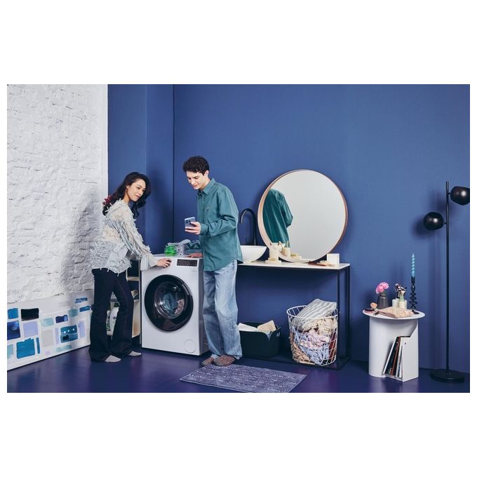 Candy BR 48B6-S ProWash 500 Lavatrice Frontale 8 Kg 1400 rpm Classe A Wi-Fi Inverter 16 Programmi (85x60x53 cm) colore Bianco