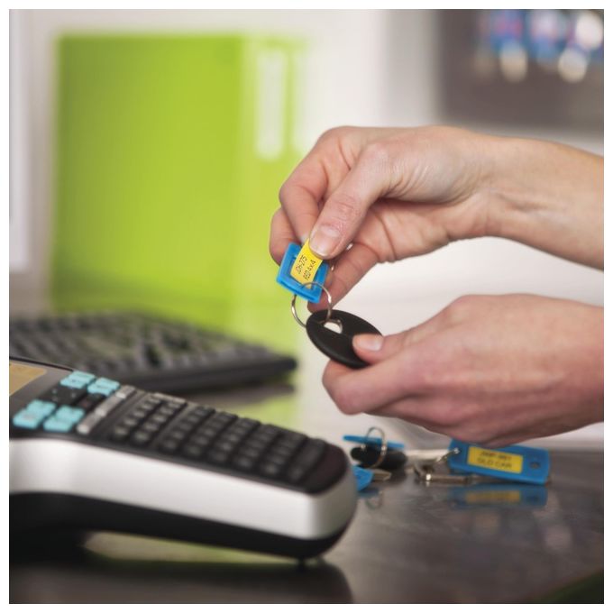 Dymo LabelManager 420P Kit Etichettatrice Portatile Ricaricabile con Tastiera ABC con Custodia e 4 Nastri per Etichette D1