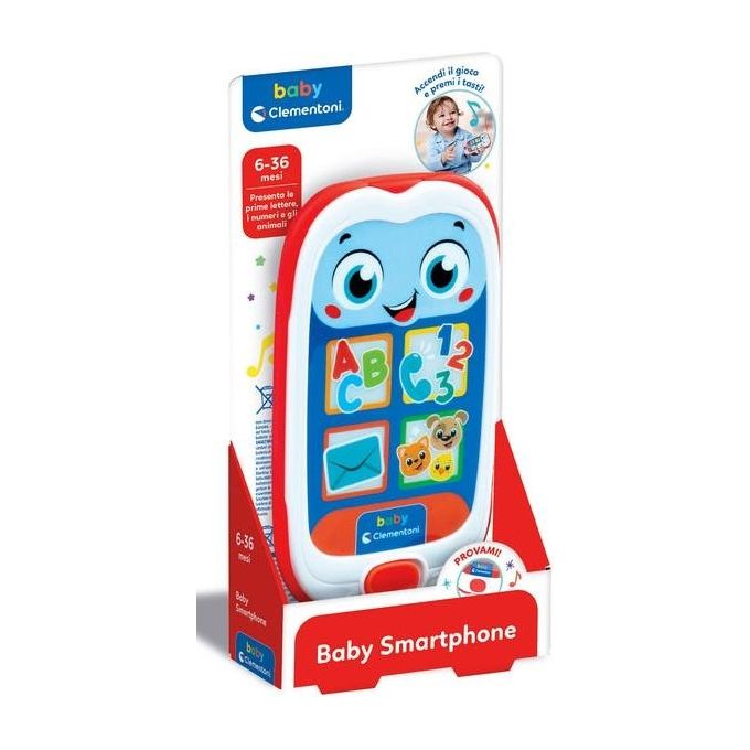 Clementoni Prime Attivita' Baby Smartphone Red
