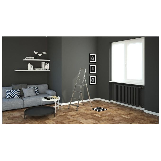 Colombo Scala STARK 4 gradini in acciao-alluminio con gradini e piedini antiscivolo EN131 MADE IN ITALY
