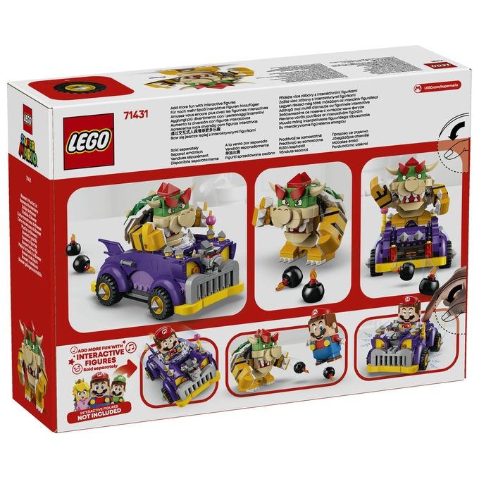 LEGO Super Mario 71431 Pack di Espansione Il Bolide di Bowser, Giochi Bambini 8+ Anni con Personaggio e Macchina Giocattolo