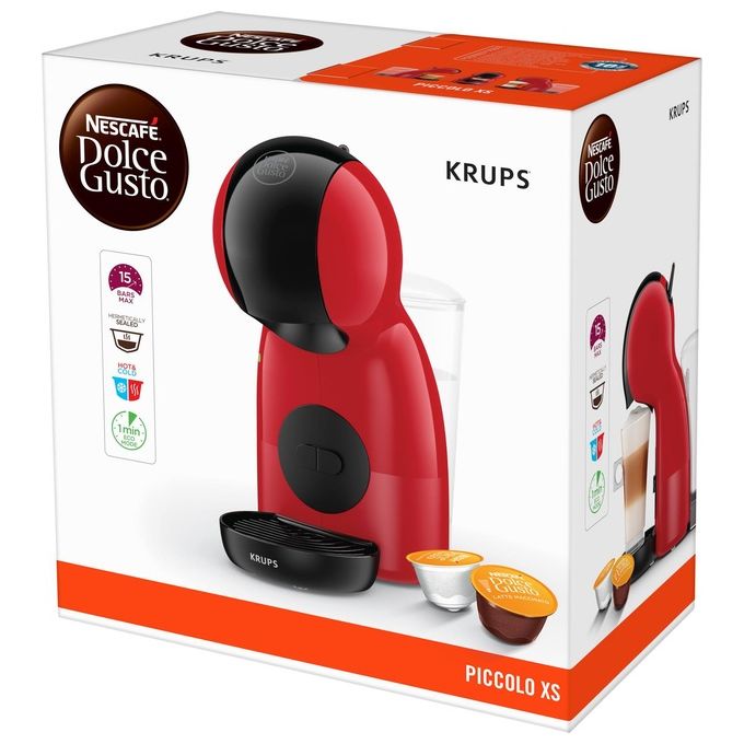 KRUPS Nescafe' Dolce Gusto KP1A35 Macchina per Caffe' a Capsule con Capacita' di 0.8 Litri per un Espresso Perfetto e Veloce