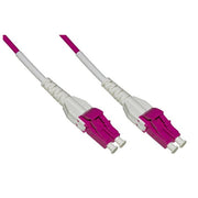 LINK cavo fibra ottica lc a lc multimode duplex om4 50-125 mt.5 uniboot