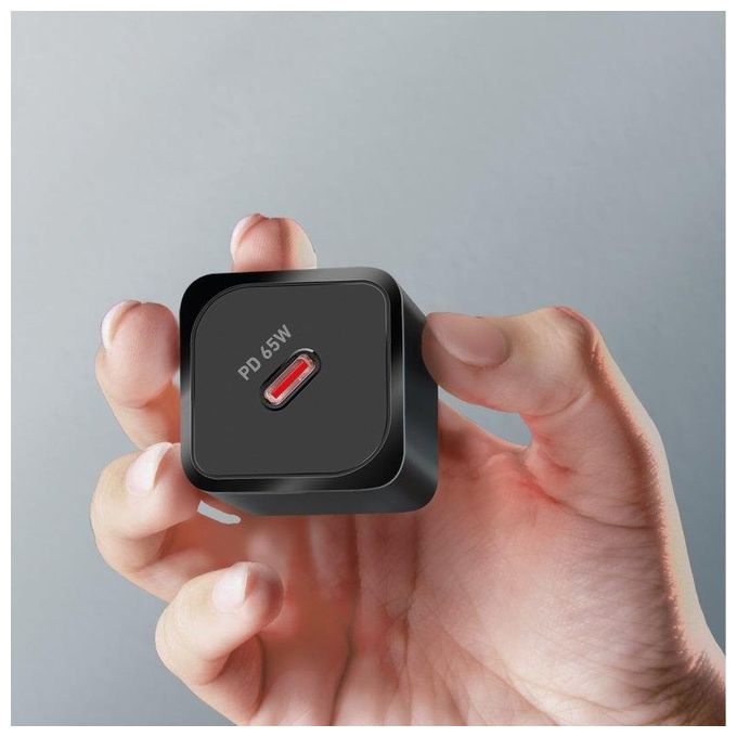 Sbs Mini Wall Charger 65W Caricabatterie 1xUSB-C GaN Power Delivery