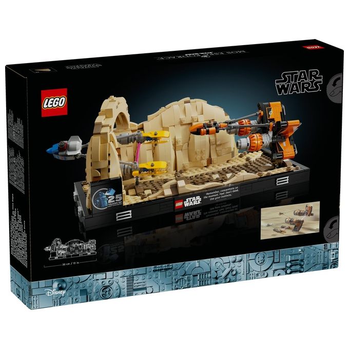 LEGO Star Wars Diorama Gara dei Sgusci su Mos Espa di Anakin Skywalker, Kit Modellismo per Adulti dal Film La Minaccia Fantasma, Gadget da Collezione