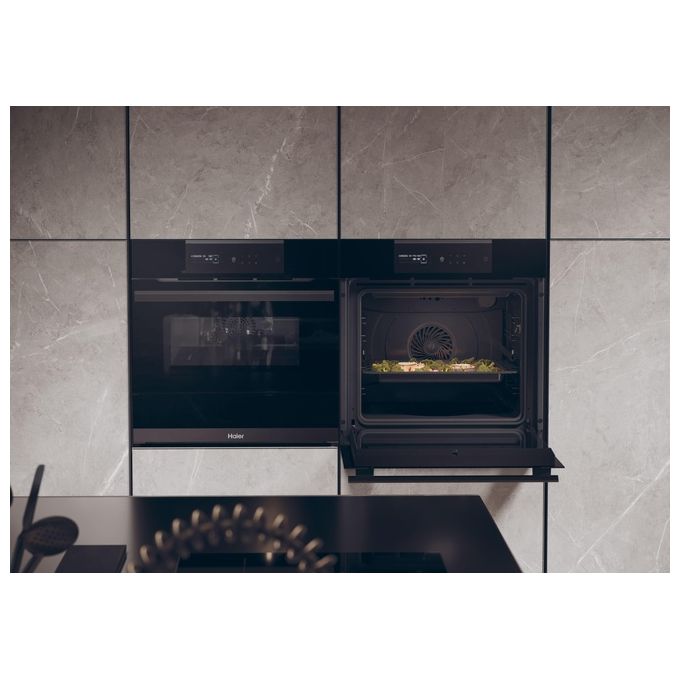Forno Haier I-Message Steam Series 6 HWO60SM6S9BH - Vapore, Pirolisi, Classe A+