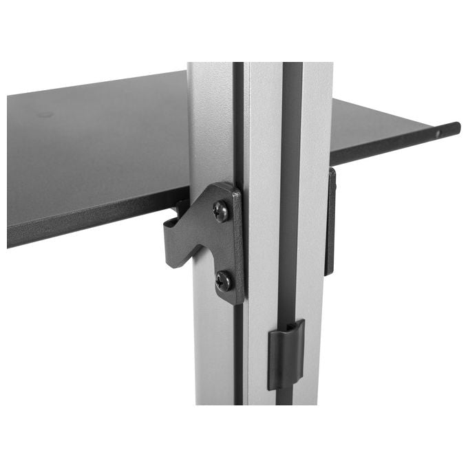 Equip 650621 Supporto Tv a Parete 70'' Nero-Acciaio Inox