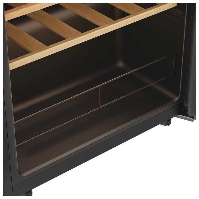 Haier Wine Bank 50 Serie 3 HWS34GGH1 Cantinetta Vino con Compressore Libera Installazione Nero 34 Bottiglie