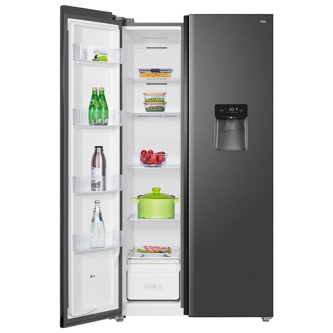 TCL RP503SSF0 Frigorifero Side by Side 631 litri Total No Frost Classe F Argento scuro