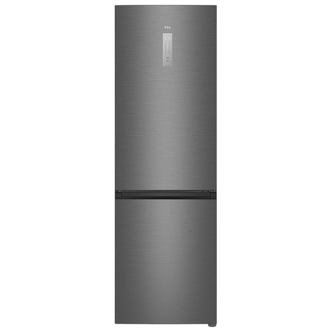 TCL RP318BXE1 Frigorifero combinato 318 litri inverter total no frost classe E acciaio inox opaco anti-impronta