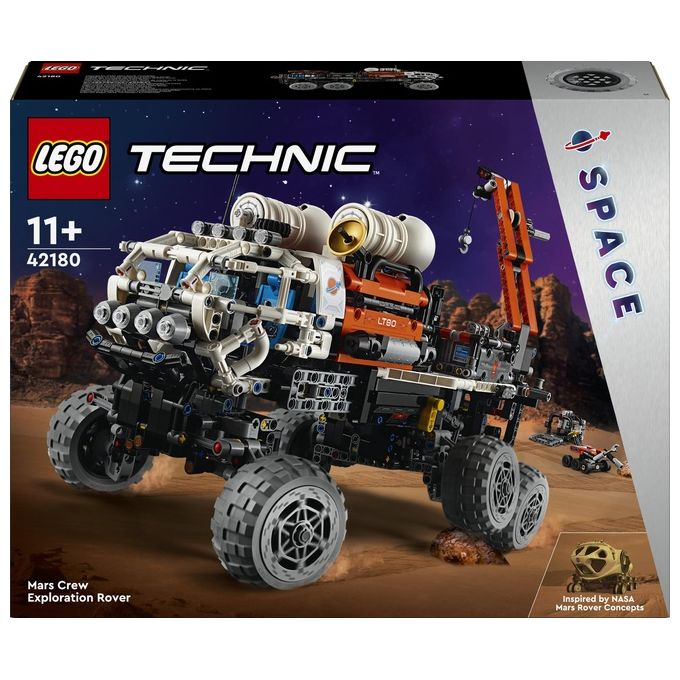 LEGO Technic 42180 Rover di Esplorazione Marziano, Giochi Spaziali per Bambini 11+, Veicolo Giocattolo Ispirato alla NASA