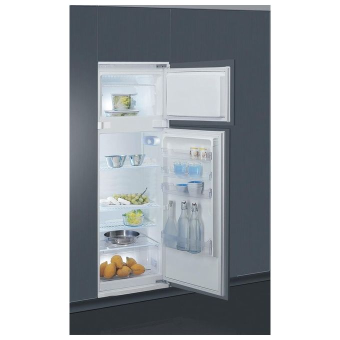 Indesit T 16 A1 D-I 1 Frigorifero Doppia Porta da Incasso Capacita' 239 Litri Classe energetica F (A+) Acciaio Inossidabile