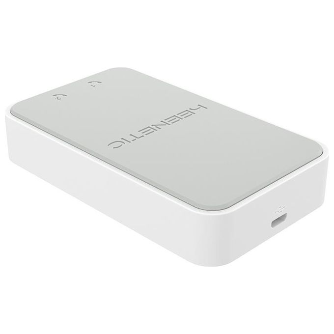 Keenetic Linear Kn-3110 Adattatore Voip 2 Porte Fxs Rj11 Compatibile con Tutti gli Operatori