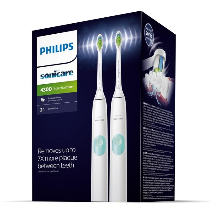 Philips 4300 series HX6807-35 Spazzolino Elettrico Adulto Sonico Colore Menta-Bianco